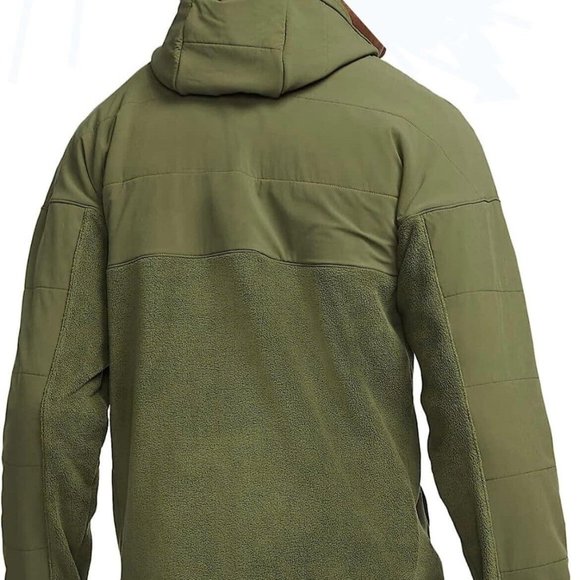 NWT Nike Therma Men's Size SMALL Rough Green Fleece Full-Zip - Picture 3 of 8